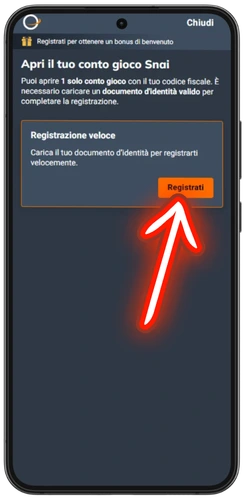 apertura conto gioco BIG Casino